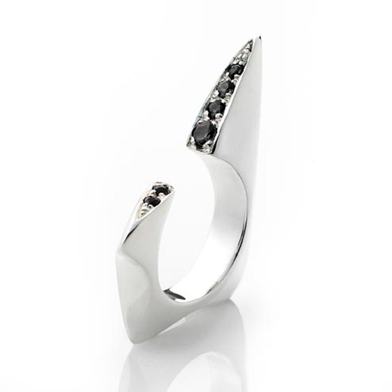 Black Sapphire Ring